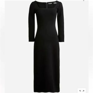 J. Crew - Italian Ponte long dress. Size 10